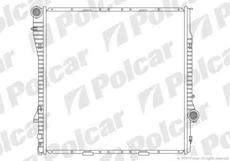 Радиатор охлаждения Polcar 205008-1