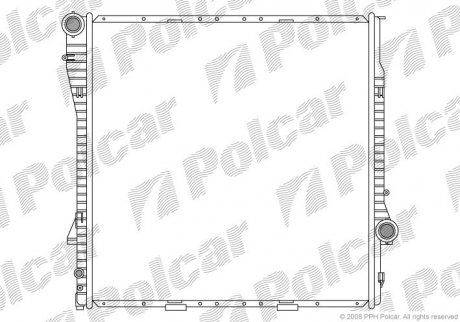 Радиатор охлаждения Polcar 205008-2