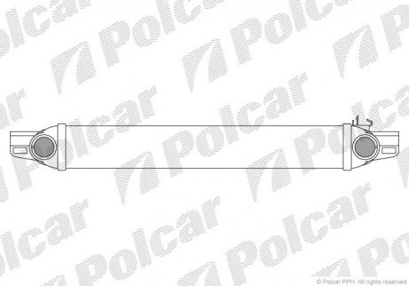 Радиаторы воздуха (Интеркулеры) Polcar 2391J8-1 (фото 1)