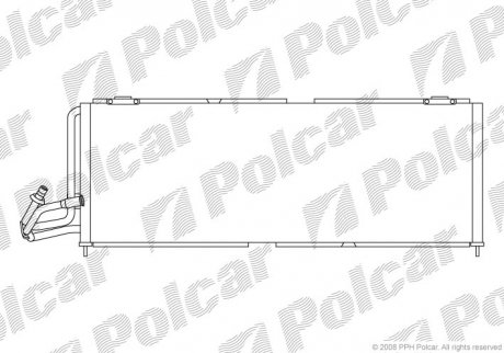Радіатори кондиціонера Polcar 2404K8C3