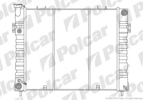 Радиатор охлаждения Polcar 240508-3