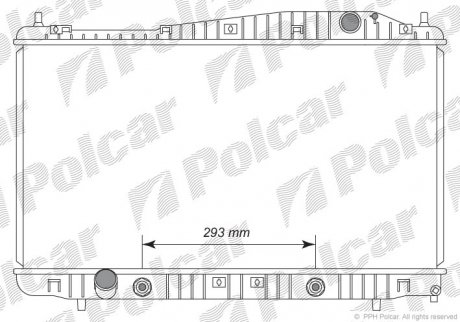 Радиаторы охлаждения Polcar 251108-2 (фото 1)