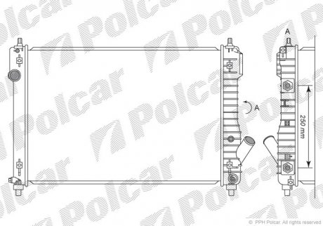 Радиаторы охлаждения Polcar 251508-3
