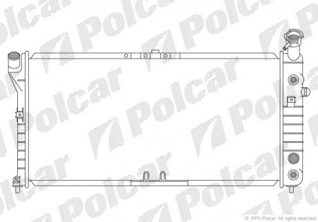 Радіатор охолодження Polcar 253008-1 (фото 1)