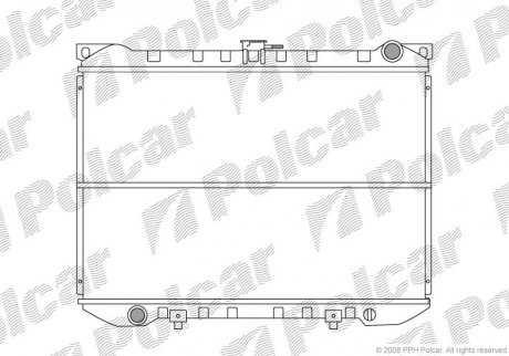 Радиатор охлаждения Polcar 270908-1