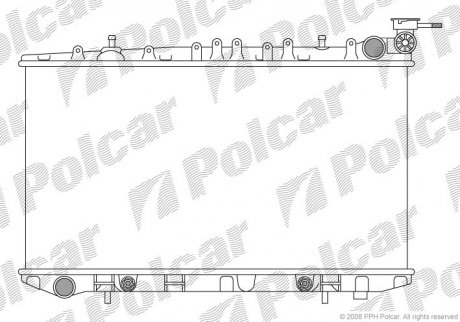Радиатор охлаждения Polcar 272808-0
