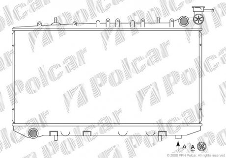 Радиаторы охлаждения Polcar 272908-2 (фото 1)