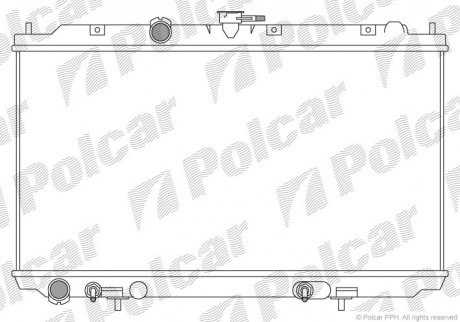 Радіатор охолодження Polcar 273408-1 (фото 1)