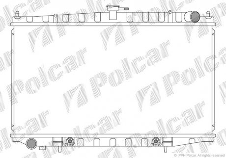 Радиатор охлаждения Polcar 274208-1 (фото 1)