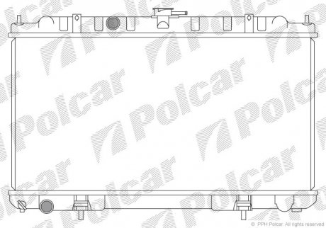 Радиаторы охлаждения Polcar 275508-9 (фото 1)