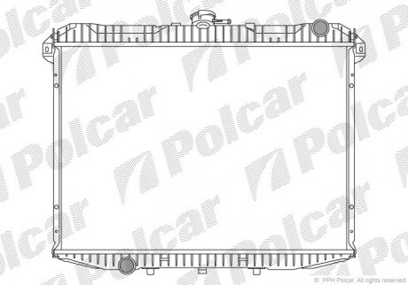 Радиатор охлаждения Polcar 277008-2