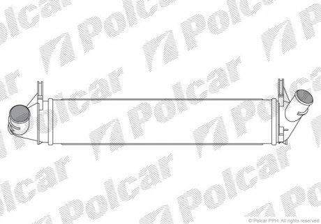 Радиаторы воздуха (Интеркулеры) Polcar 2801J8-1 (фото 1)