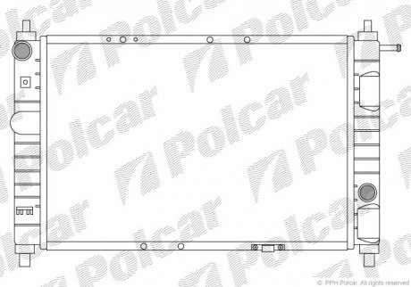 Радиатор охлаждения Polcar 290208-A