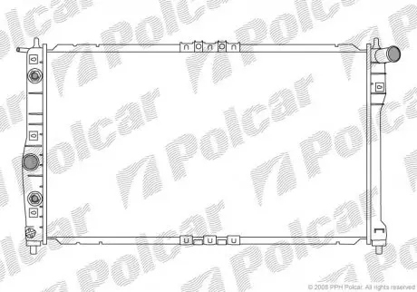 Радиатор охлаждения Polcar 292308A2