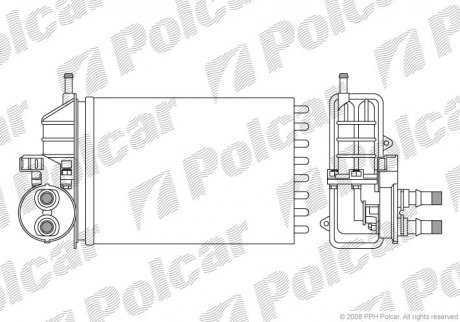 Радиатор обогрева Polcar 3002N8-1