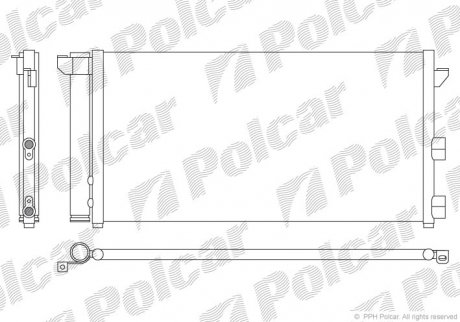 Радиаторы кондиционера Polcar 3003K8C1 (фото 1)