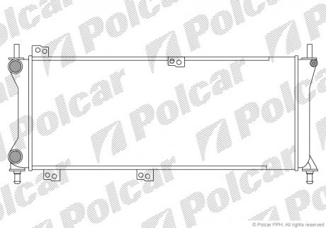 Радиаторы охлаждения Polcar 300408-3 (фото 1)