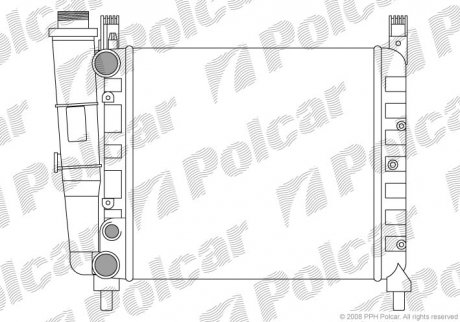 Радиатор охлаждения Polcar 301608-9