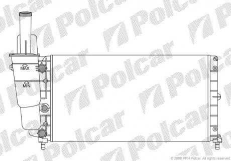 Радиаторы охлаждения Polcar 30170803 (фото 1)