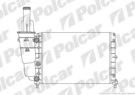 Радиатор охлаждения Polcar 301708-1