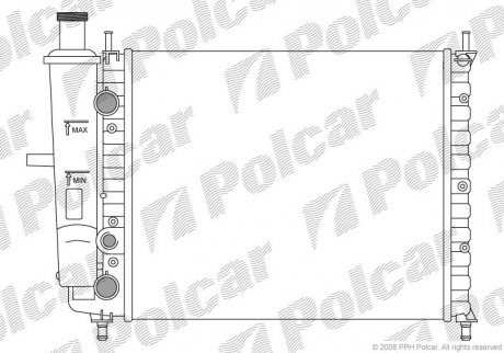 Радиаторы охлаждения Polcar 301808-1 (фото 1)