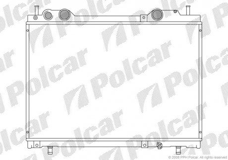 Радиаторы охлаждения Polcar 301808-6 (фото 1)
