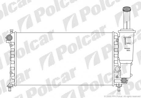 Радиаторы охлаждения Polcar 302208-6 (фото 1)