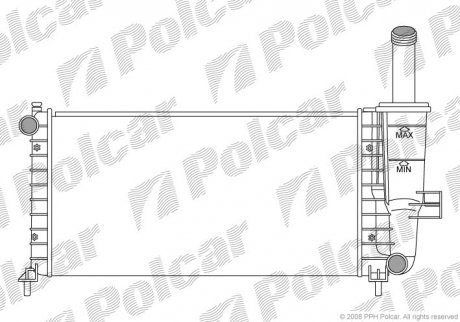 Радиатор охлаждения Polcar 302208A1
