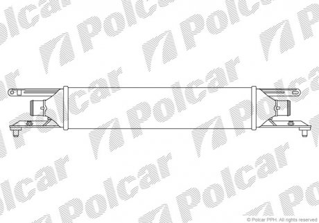 Радиаторы воздуха (Интеркулеры) Polcar 3024J8-2 (фото 1)
