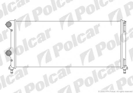 Радіатор охолодження Polcar 304008A5