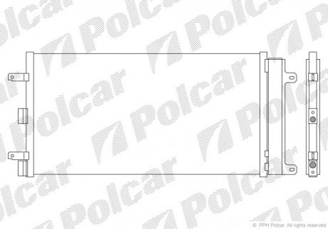 Радиаторы кондиционера Polcar 3041K8C1