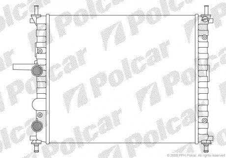 Радиаторы охлаждения Polcar 306508-2 (фото 1)