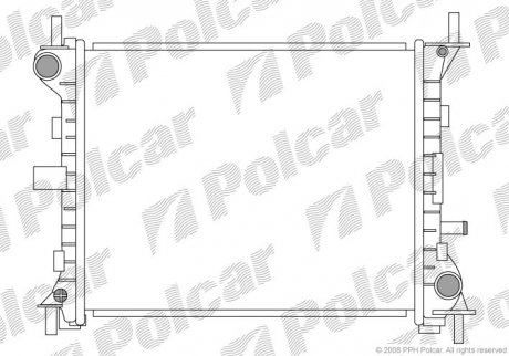 Радиатор охлаждения Polcar 320108-1