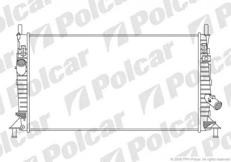 Радиатор охлаждения Polcar 320208-2 (фото 1)