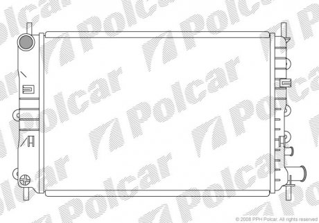 Радиатор охлаждения Polcar 320608-3