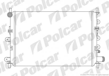 Радиатор охлаждения Polcar 320608-8