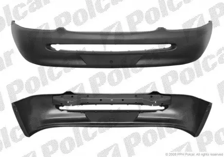 Бампер передній Polcar 320707-1