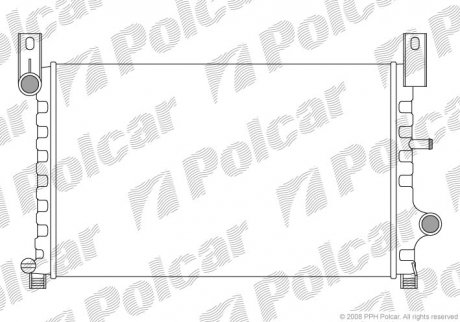 Радиаторы охлаждения Polcar 320908-2