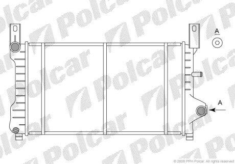 Радиаторы охлаждения Polcar 320908-3