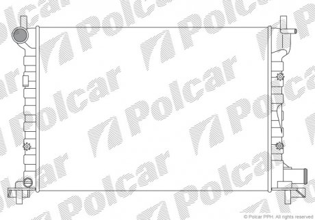Радиаторы охлаждения Polcar 321008A2 (фото 1)
