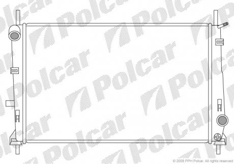 Радиаторы охлаждения Polcar 321608-2