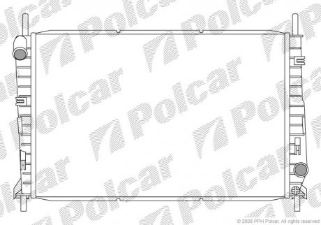 Радиаторы охлаждения Polcar 321608A1 (фото 1)