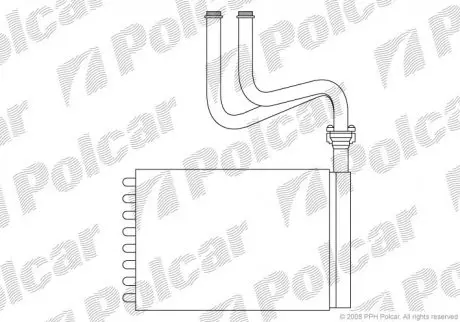 Радіатор обігріву Polcar 3216N8-1