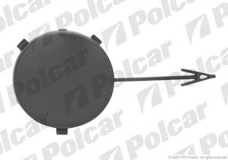 Заглушка крюка буксировки Polcar 32180715 (фото 1)