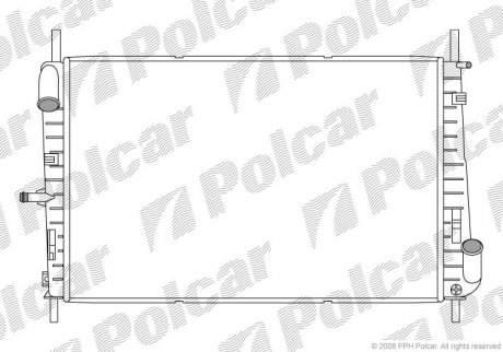 Радіатор охолодження Polcar 321808-3