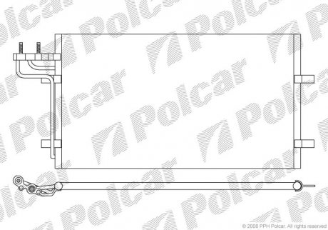 Радиаторы кондиционера Polcar 3235K8C1 (фото 1)