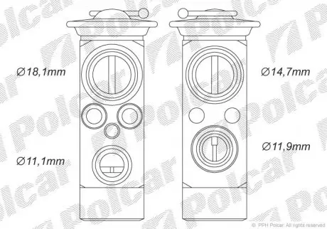 Стопорный клапан Polcar 3240KZ-1