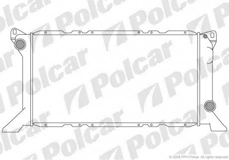 Радиаторы охлаждения Polcar 324608-1 (фото 1)