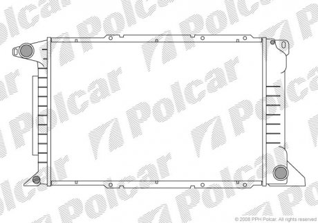 Радіатор охолодження Polcar 324608-3