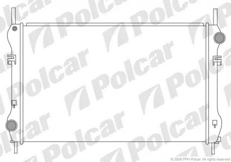 Радіатор охолодження Polcar 324708-1